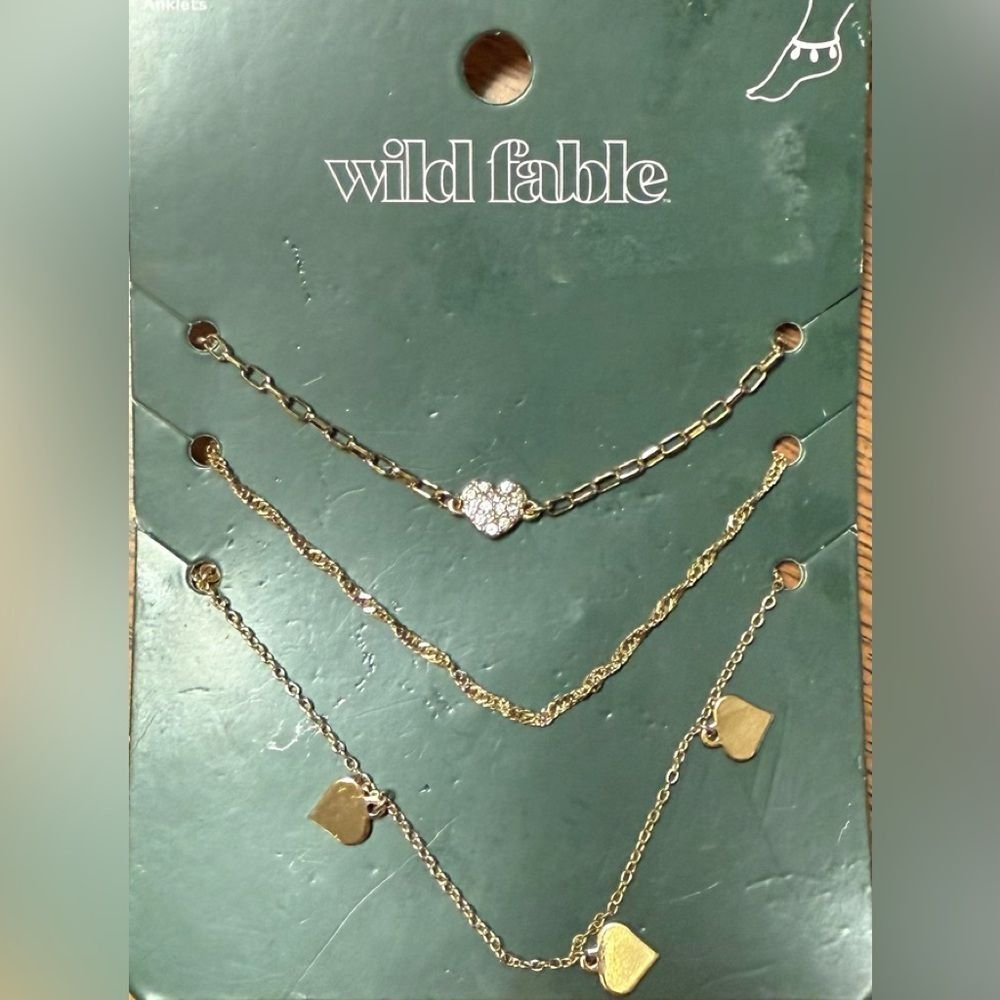 Brand New! Gold Anklet Set